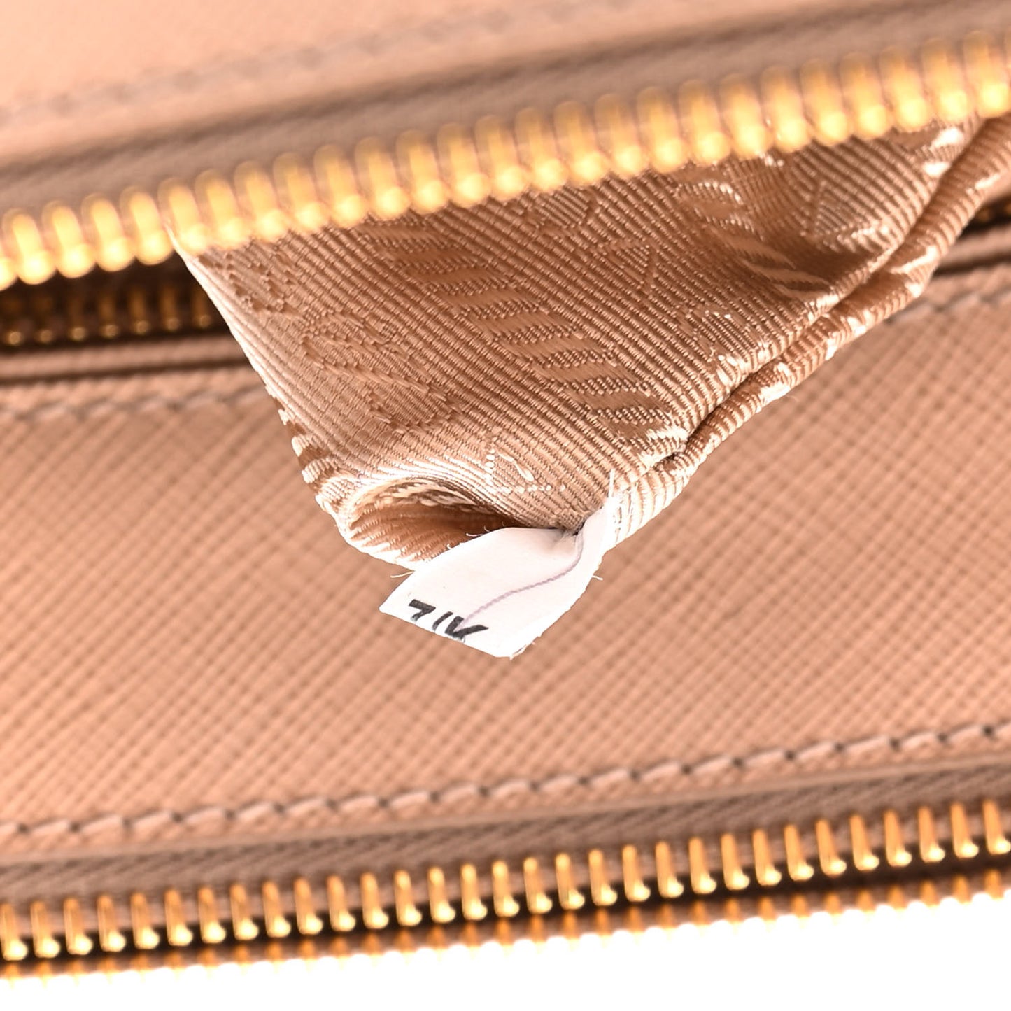 Saffiano Mini Galleria Double Zip Tote Cammeo