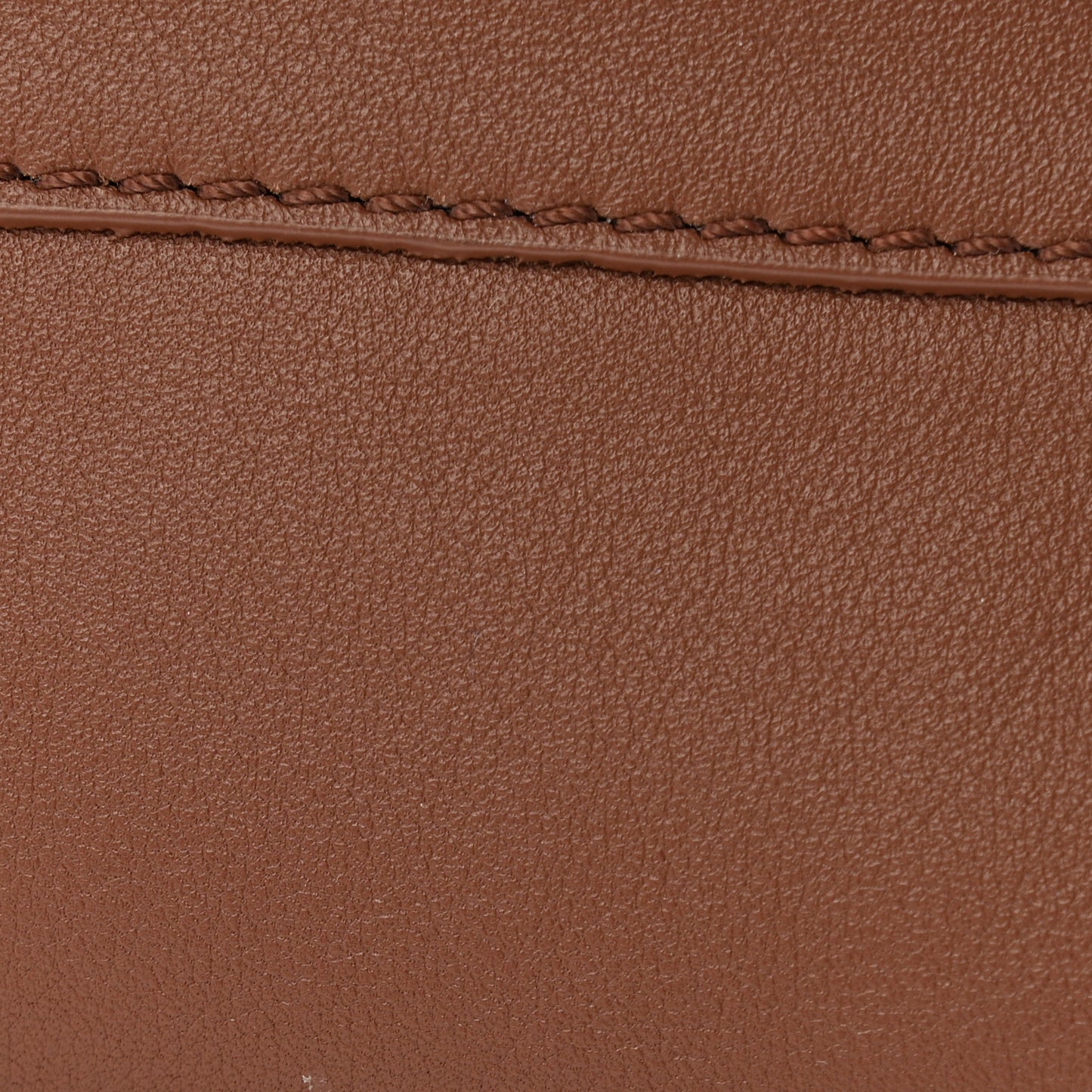 x SUNA FUJITA Nappa Hamster Mini Flamenco Knot Clutch Havana