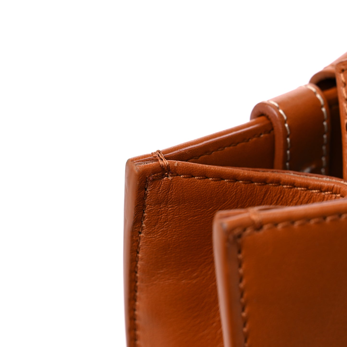 Calfskin Small Woody Tote Caramel