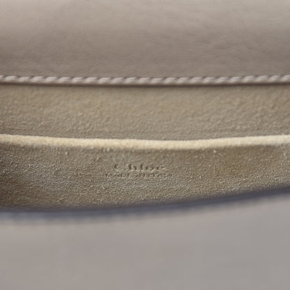 Chloe Calfskin Suede Small Nile Bracelet Bag Motty Grey 6 of 9