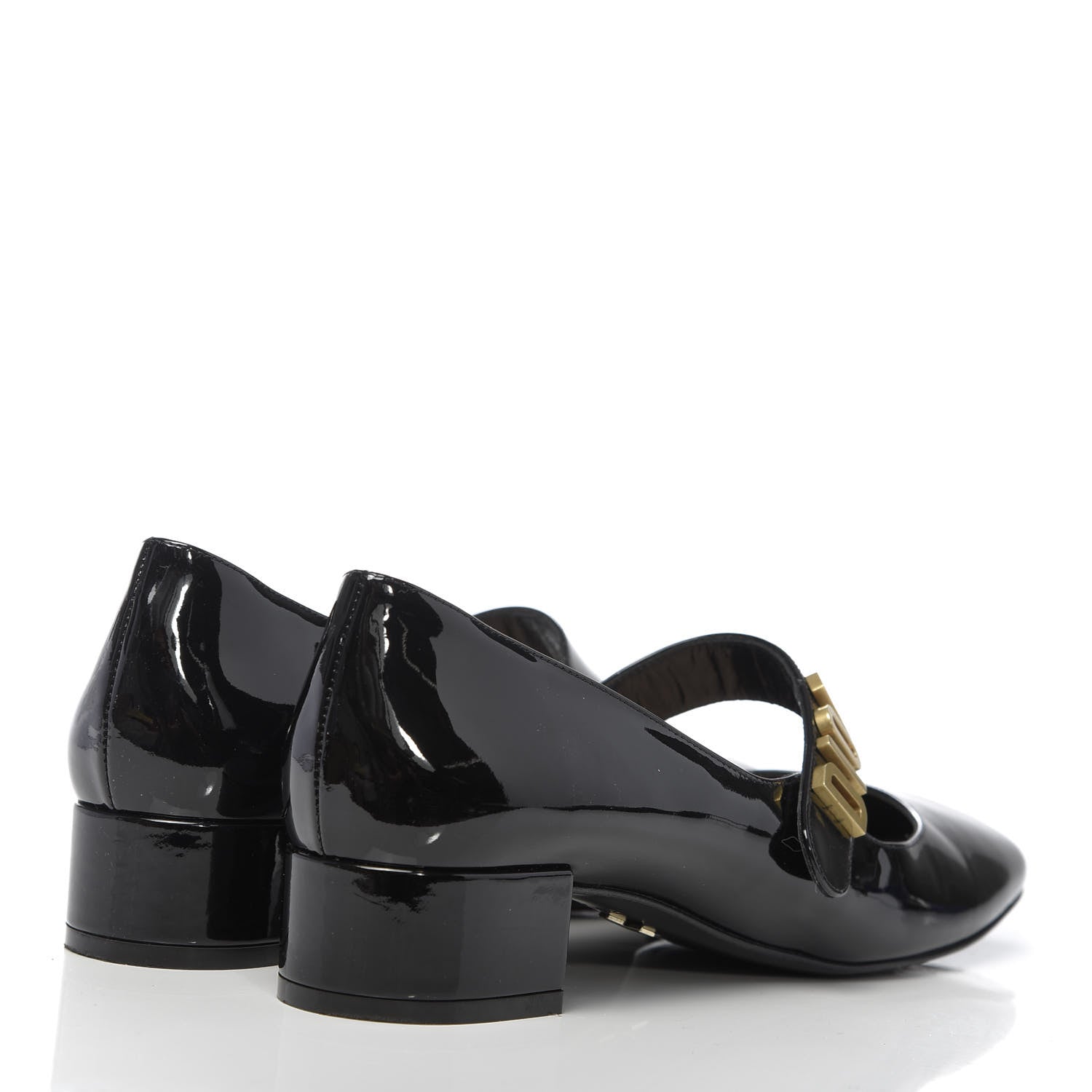 Christian Dior Patent Baby-D Ballet Pumps 39 Black 4 of 9