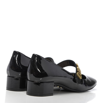 Christian Dior Patent Baby-D Ballet Pumps 39 Black 4 of 9