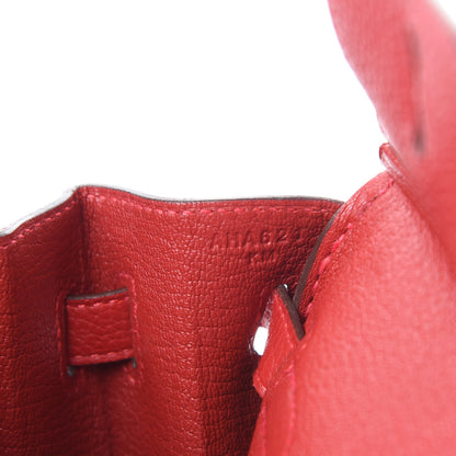 Hermes Togo Birkin 25 Rouge Vif 7 of 12