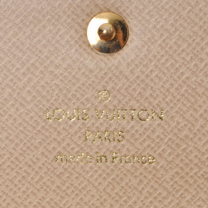 Louis Vuitton Monogram Dentelle Sarah Wallet Gold 5 of 7