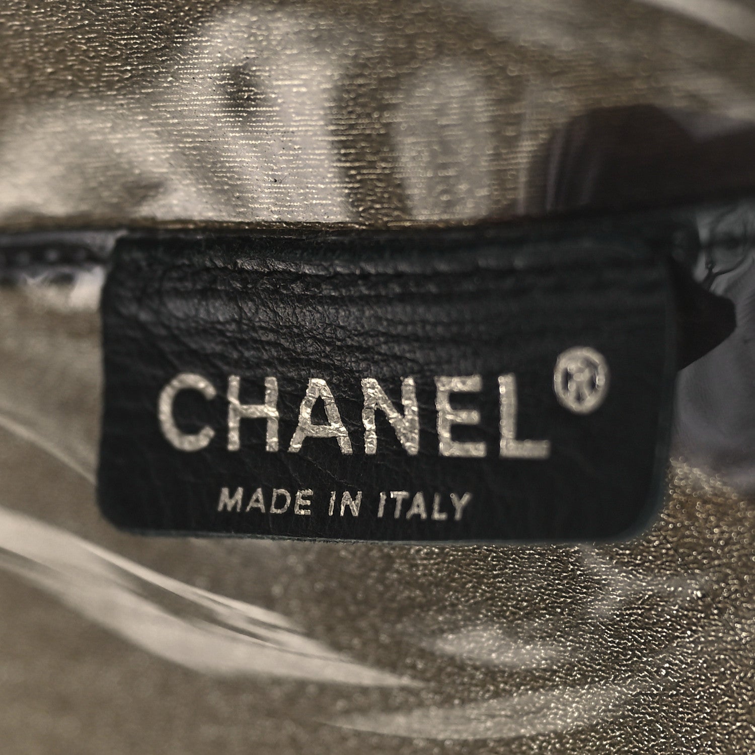 Chanel Vinyl Coco Window Tote Black 6 of 10