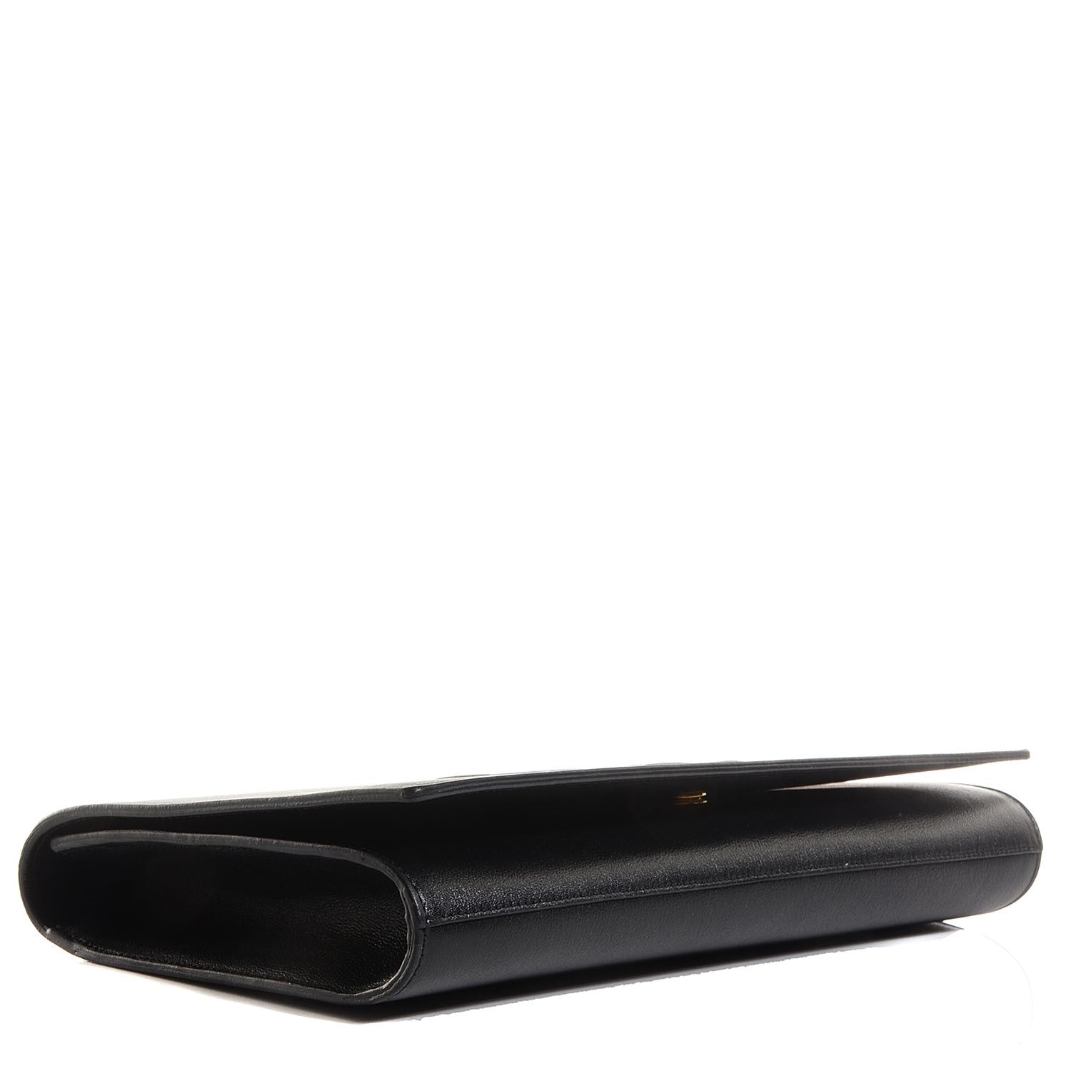 Saint Laurent Calfskin Monogram Large Belle De Jour Clutch Black 4 of 7