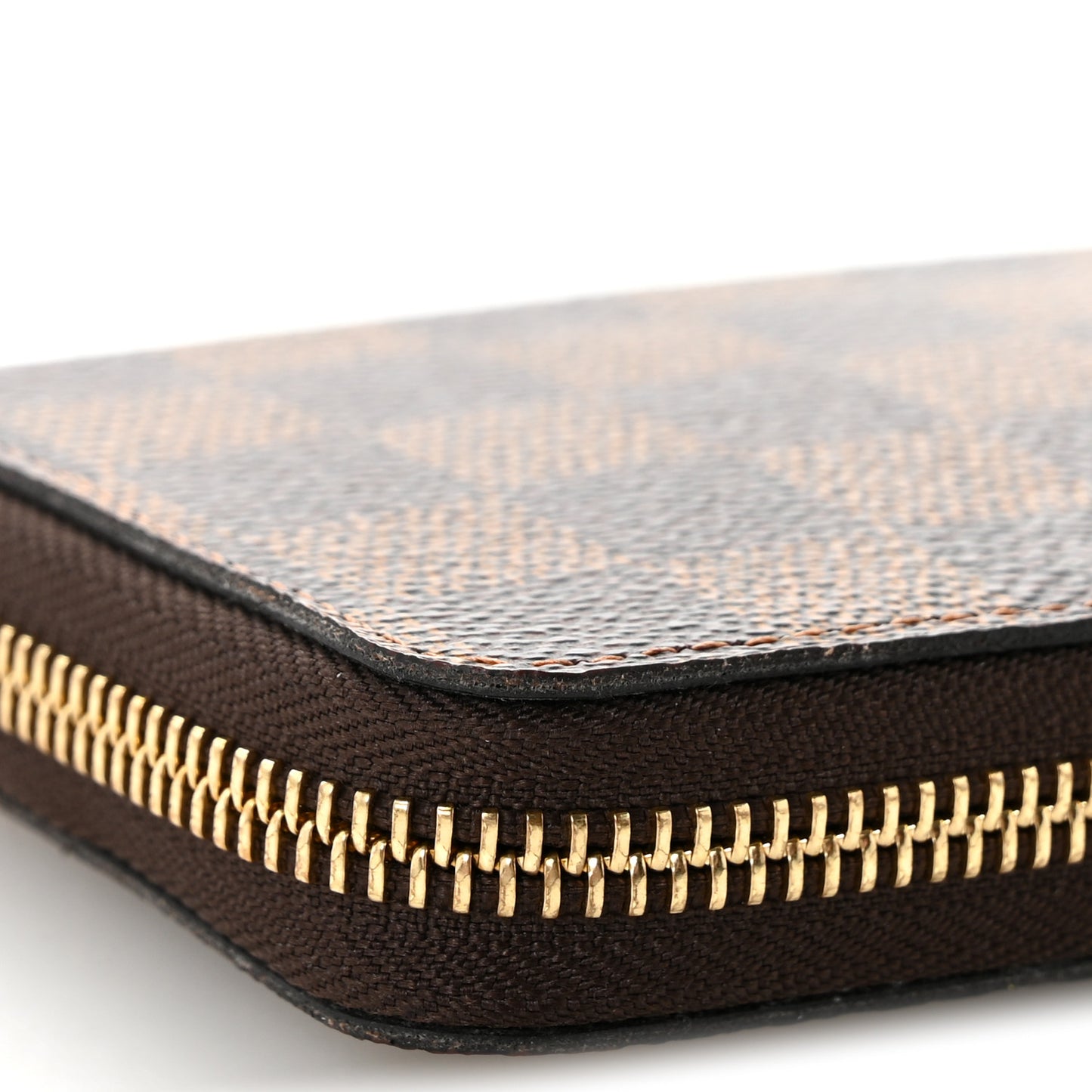 Damier Ebene Clemence Wallet Cherry