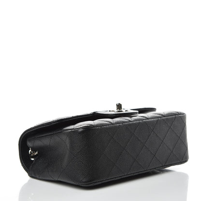 Chanel Caviar Quilted Mini Rectangular Flap Black 4 of 9