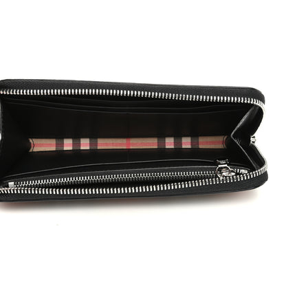 Burberry Vintage Check Ellerby Zip Around Wallet Black 5 of 7