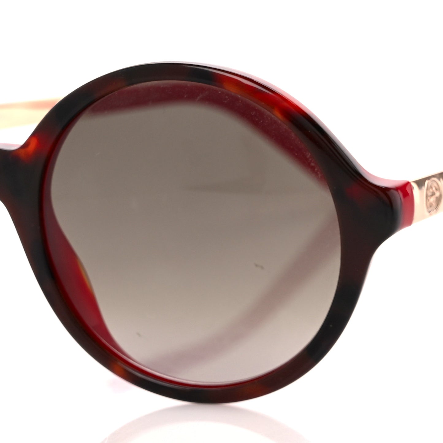 Acetate Round Sunglasses GG3770 Red