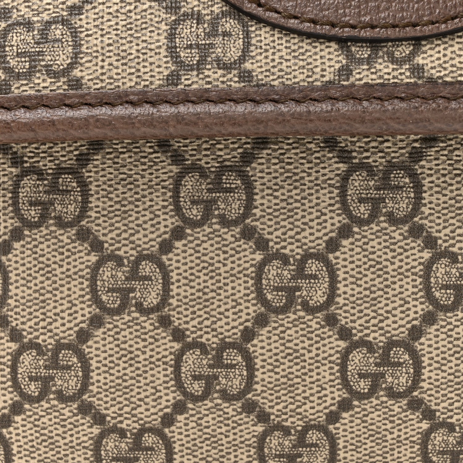 Gucci GG Supreme Monogram Neo Vintage Web Belt Bag Brown 8 of 11