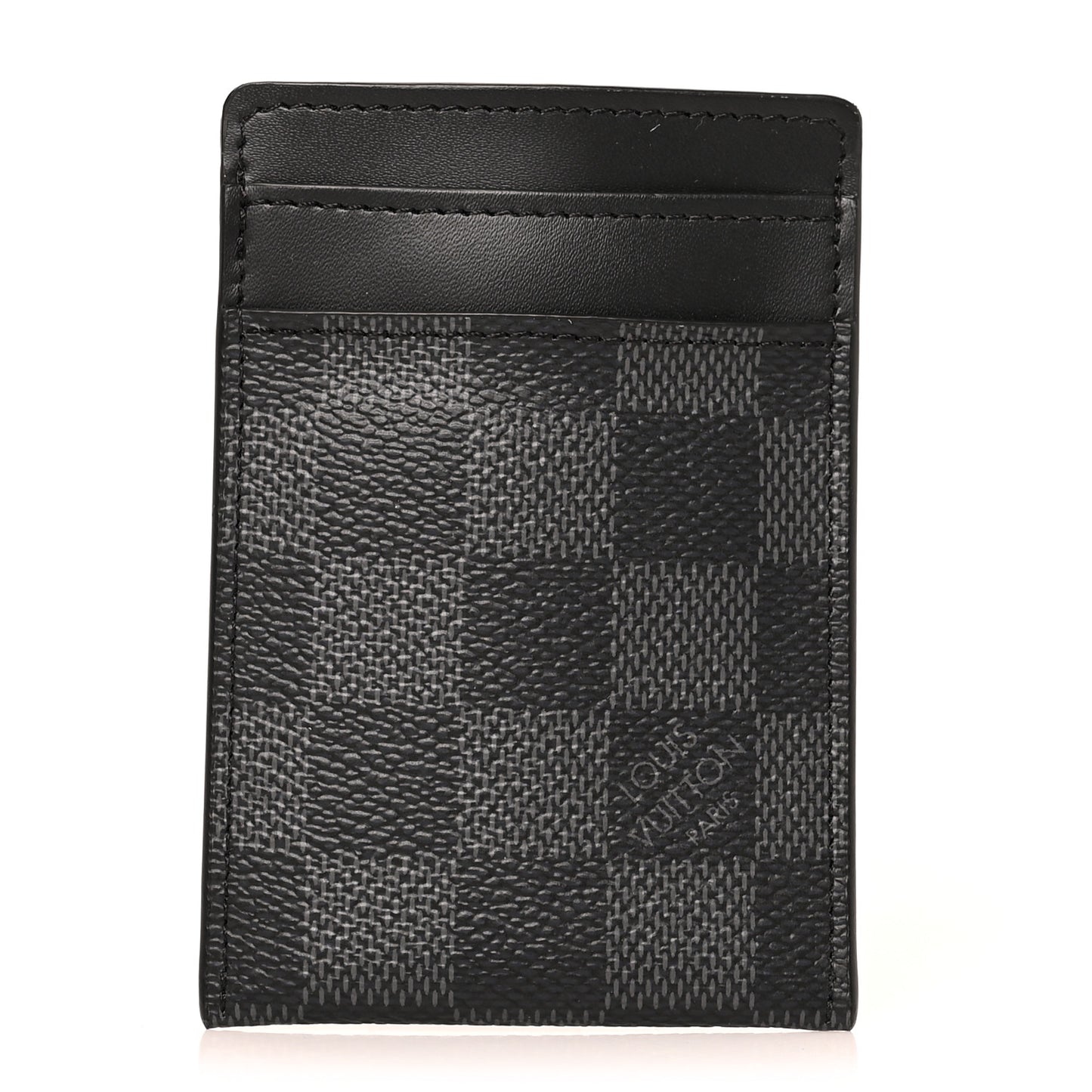 Damier Graphite Pince Card Holder Bill Clip