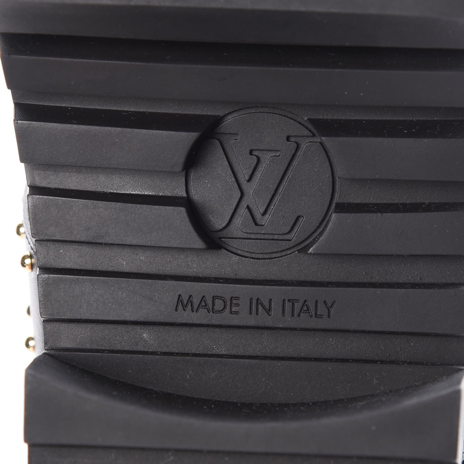 Louis Vuitton Calfskin Monogram Laureate Platform Sandals 40 Black 6 of 8