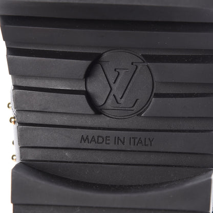 Louis Vuitton Calfskin Monogram Laureate Platform Sandals 40 Black 6 of 8