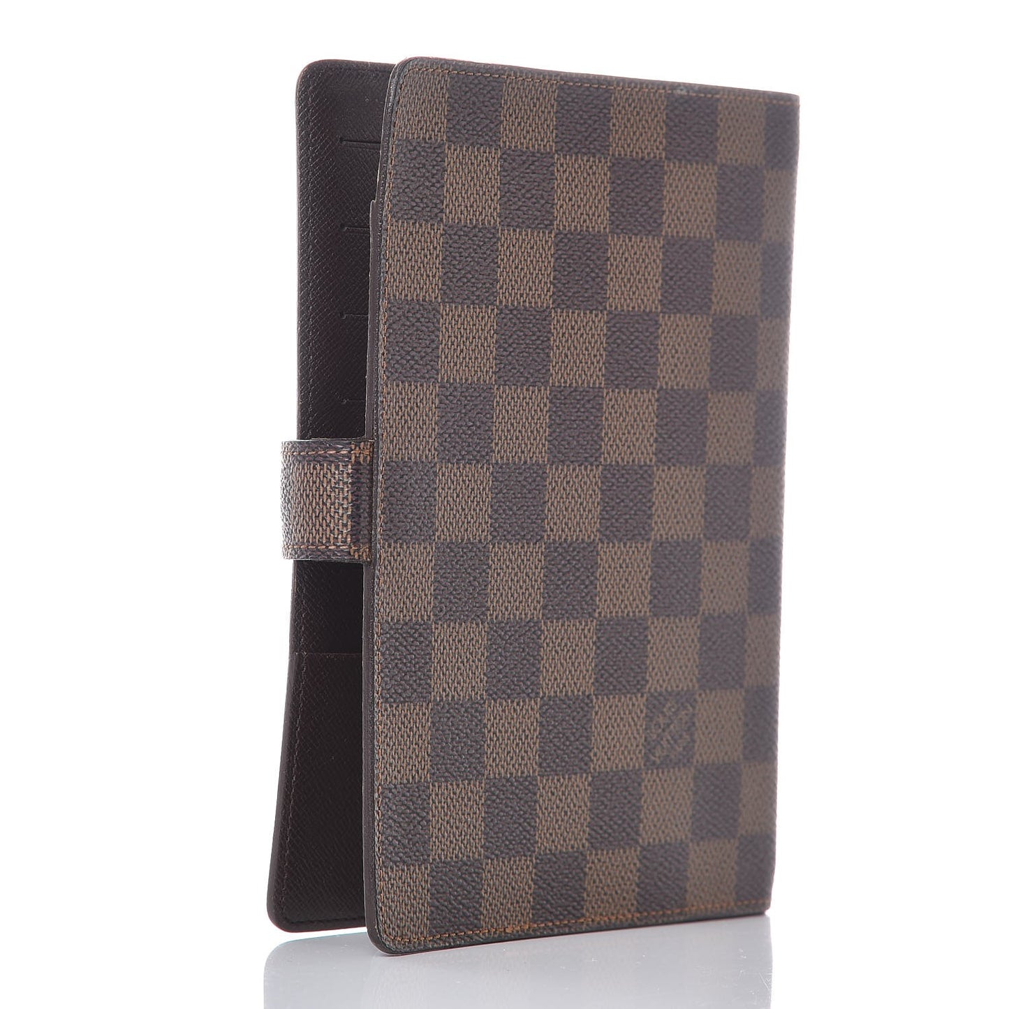 Damier Ebene Medium Ring Agenda Cover