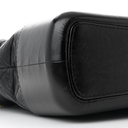 Chanel Aged Calfskin Quilted Medium Gabrielle Hobo Black 9 of 10