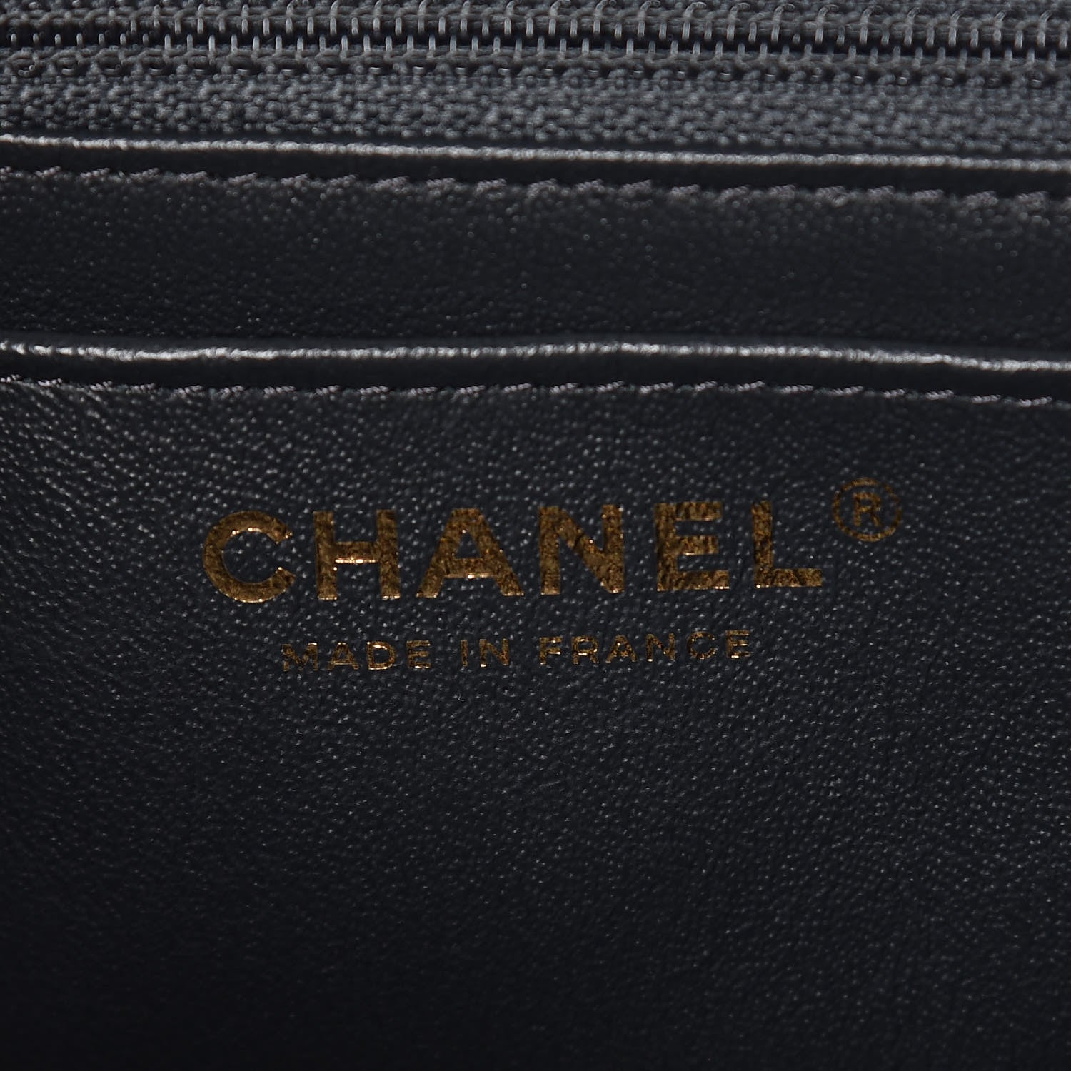 Chanel Caviar Quilted Mini Rectangular Flap Dark Grey 8 of 10