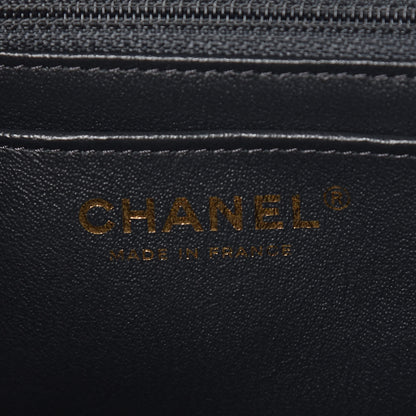 Chanel Caviar Quilted Mini Rectangular Flap Dark Grey 8 of 10