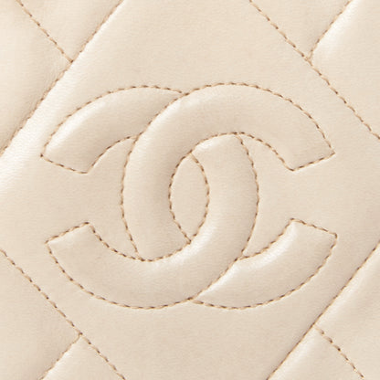 Chanel Lambskin Quilted CC Tassel Camera Case White 7 of 9