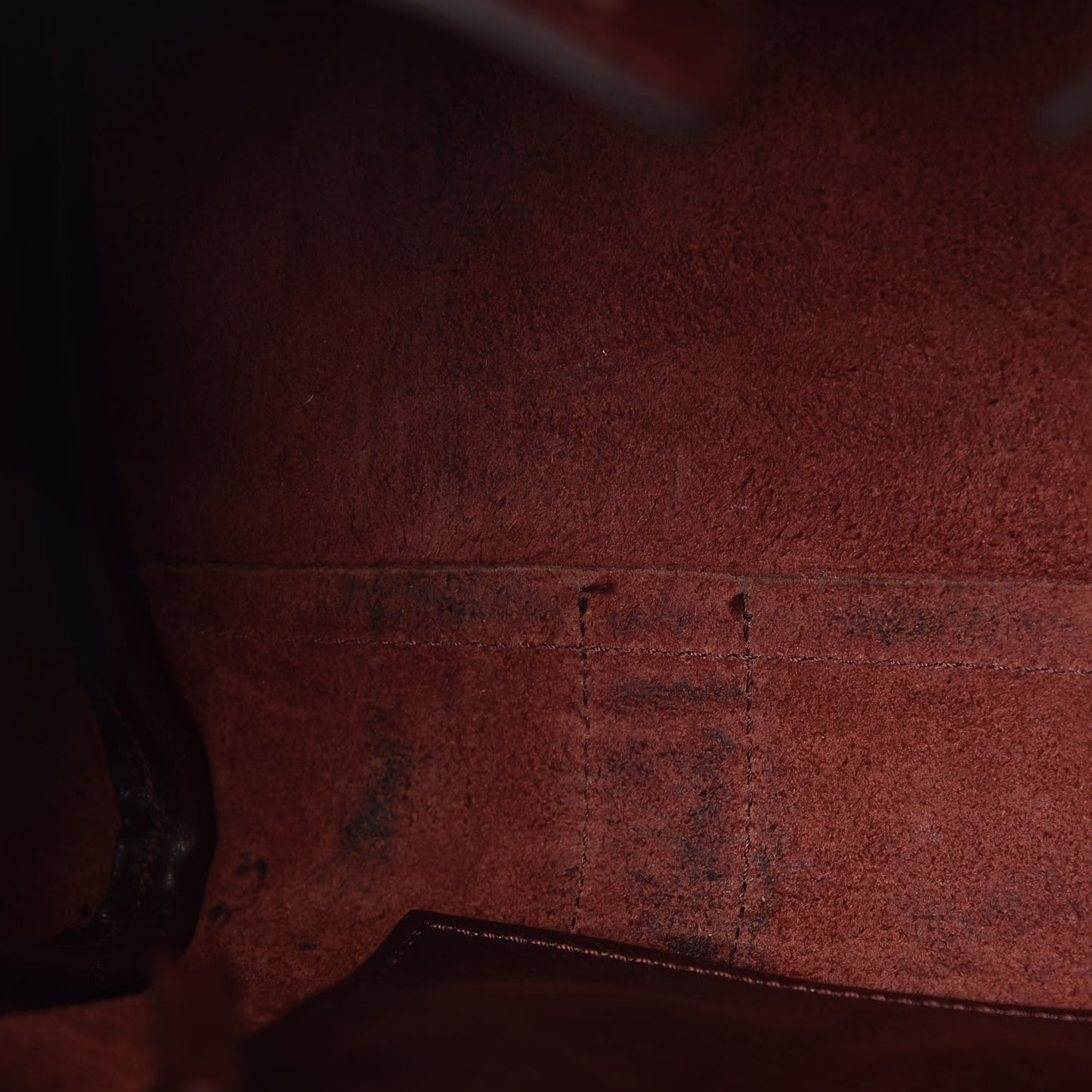 Soft Grain Calfskin Small Bayswater Oxblood