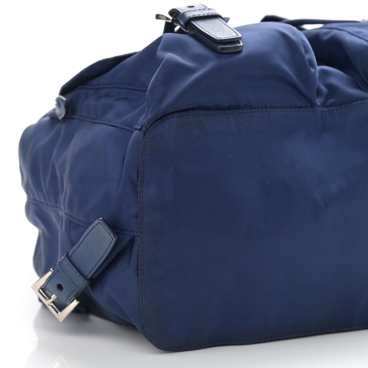 Nylon Vela Saffiano Medium Backpack Royal