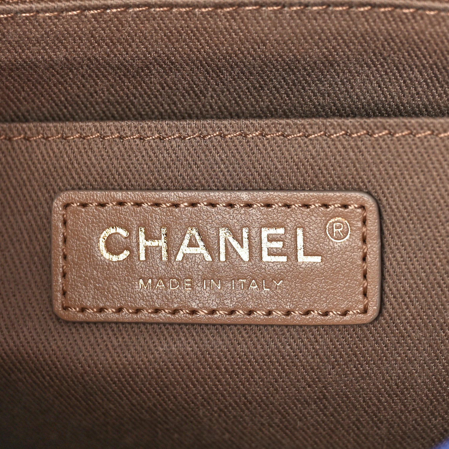 Chanel Goatskin Stitched Medium Casual Trip Single Flap Royal Blue 6 of 9