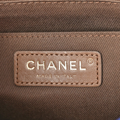 Chanel Goatskin Stitched Medium Casual Trip Single Flap Royal Blue 6 of 9