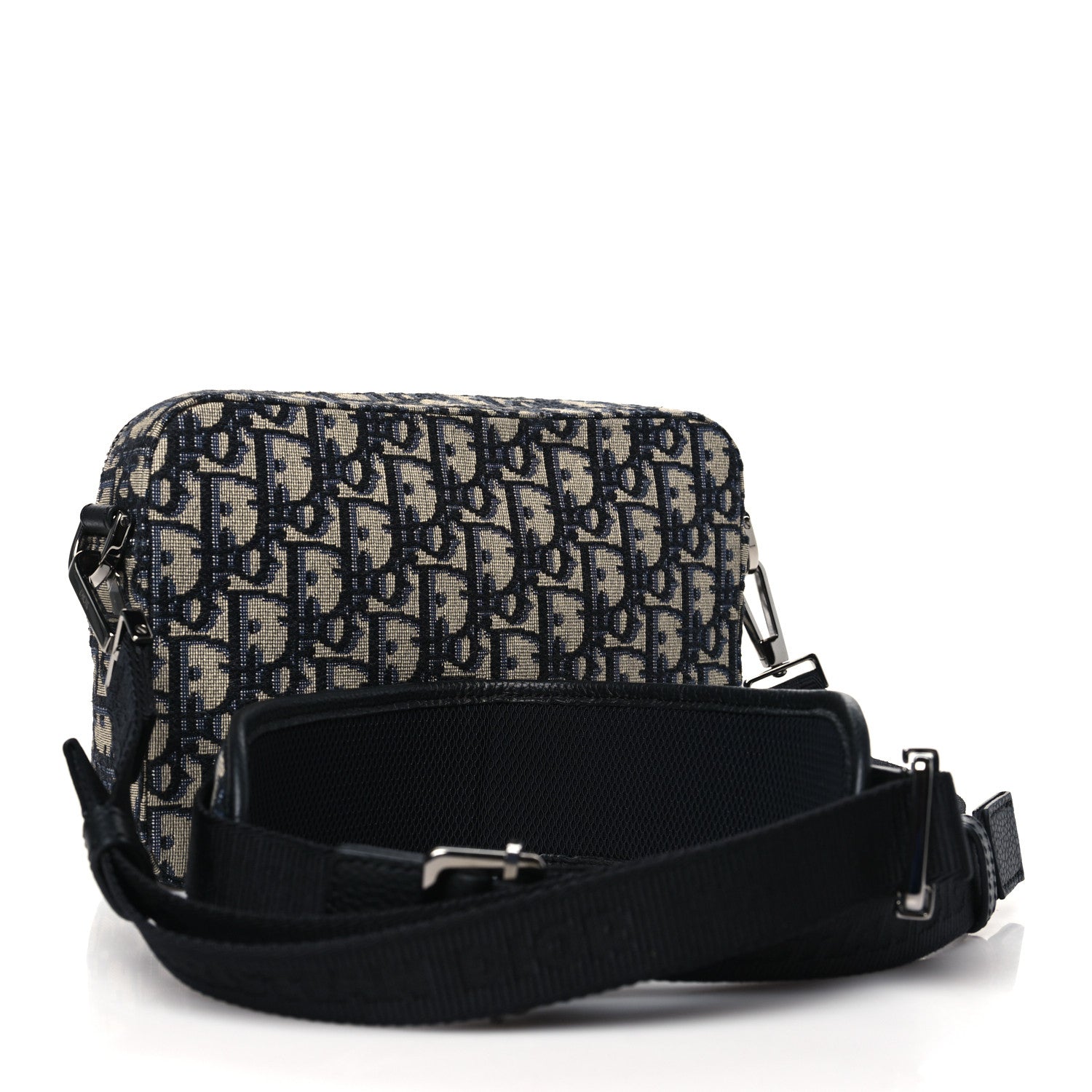 Christian Dior HOMME Oblique Safari Messenger Blue 3 of 9