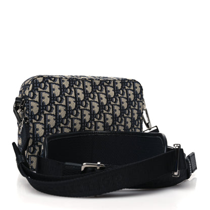 Christian Dior HOMME Oblique Safari Messenger Blue 3 of 9