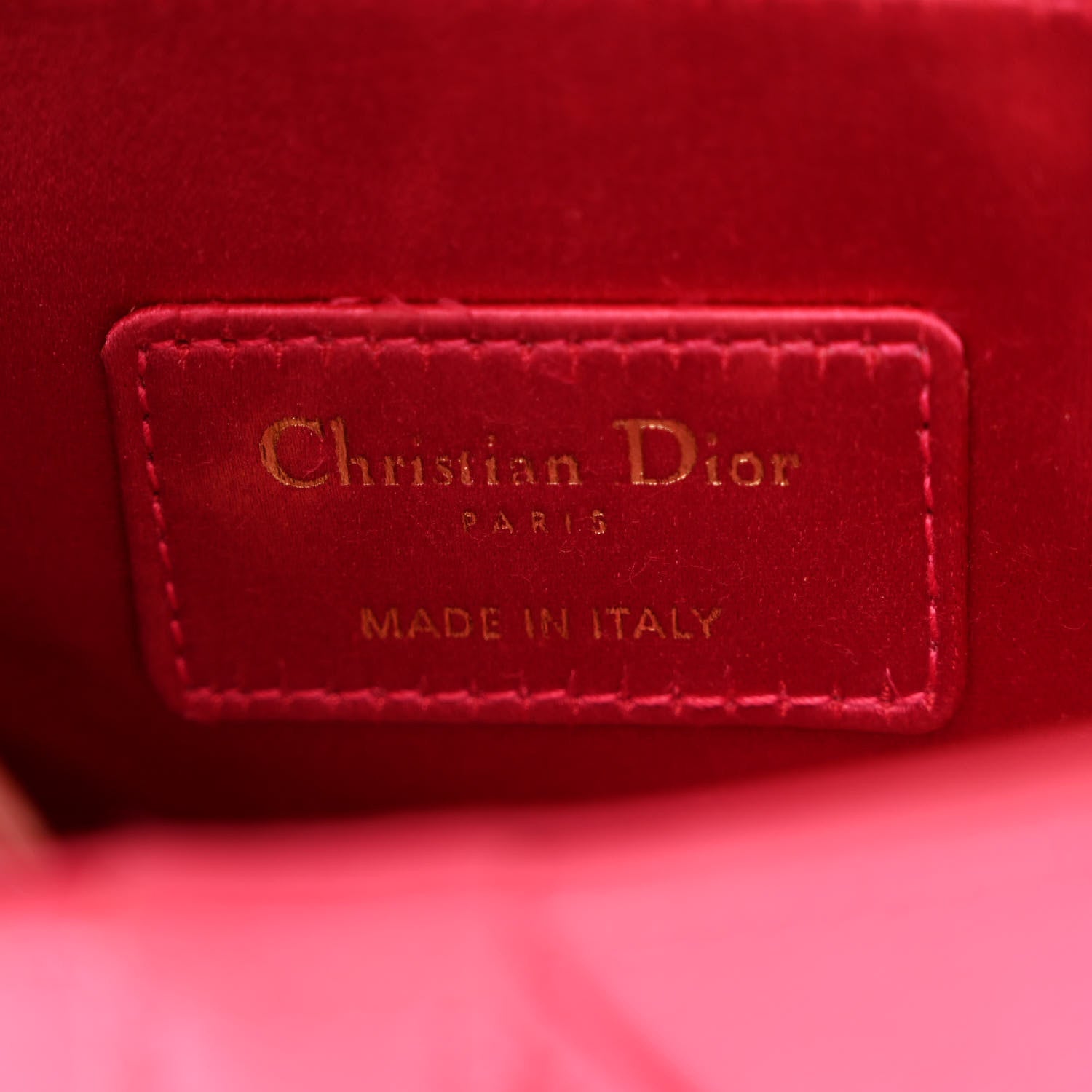 Christian Dior Satin Crystal Mini Saddle Bag Light Shock 6 of 11