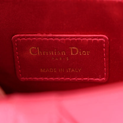 Christian Dior Satin Crystal Mini Saddle Bag Light Shock 6 of 11