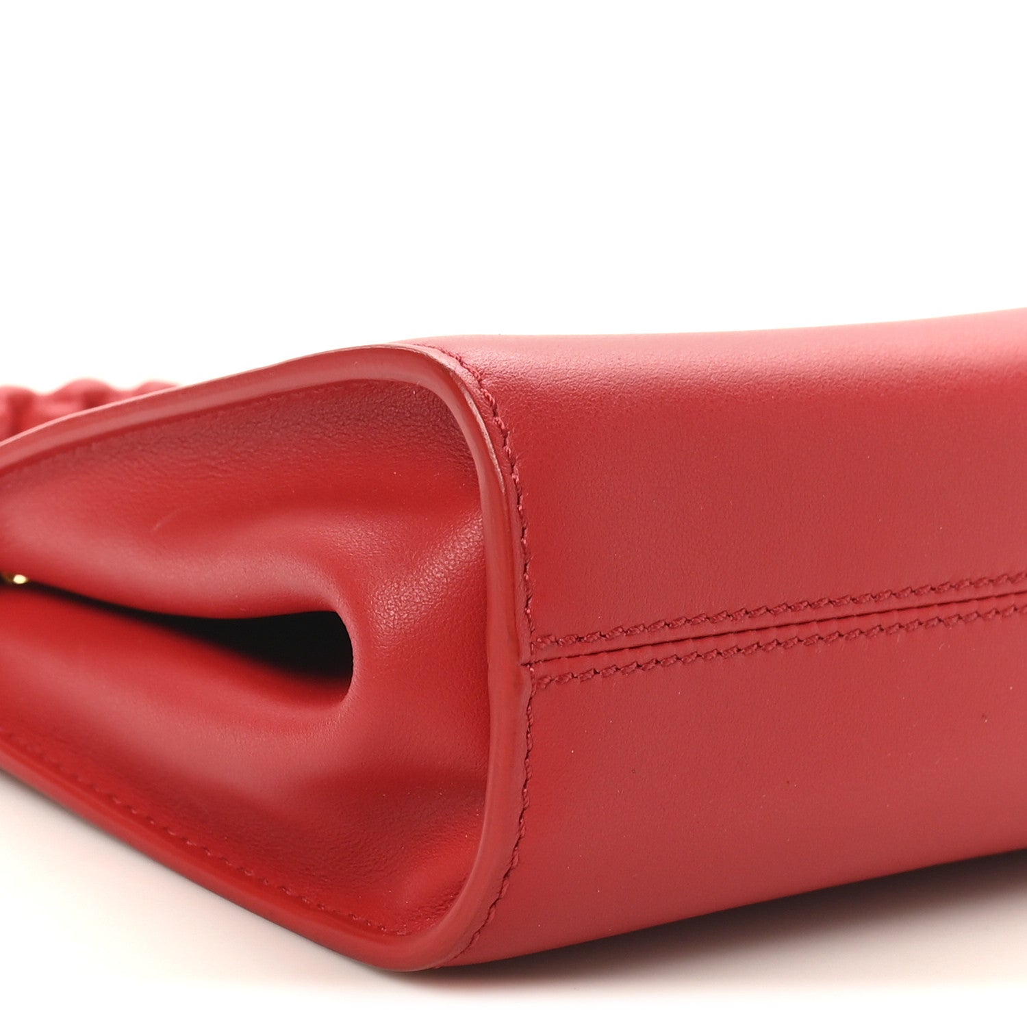 Tom Ford Calfskin Cosmo T Lock Chain Bag Red 8 of 9