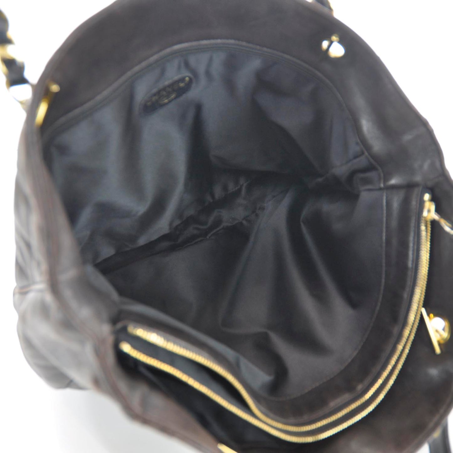 Lambskin Tote Brown