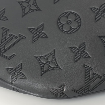 Louis Vuitton Calfskin Monogram Shadow Discovery Bumbag PM Gray 9 of 11