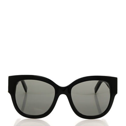 Saint Laurent Acetate Cateye Sunglasses SL M95 F Black 2 of 7