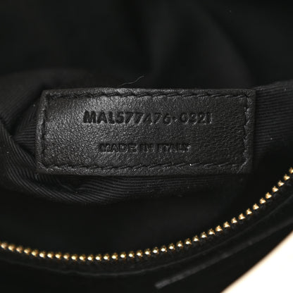 Saint Laurent Boucle Tweed Quilted Small Loulou Puffer Monogram Chain Satchel Crema Soft 7 of 10