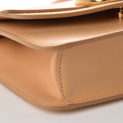 Chloe Calfskin Suede C Clutch With Chain Bleached Brown 9 of 10