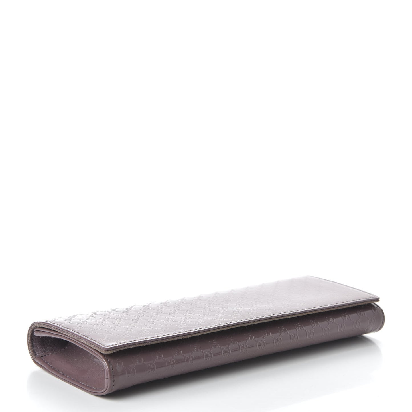 Patent Microguccissima Small Broadway Clutch Argyle Lavender