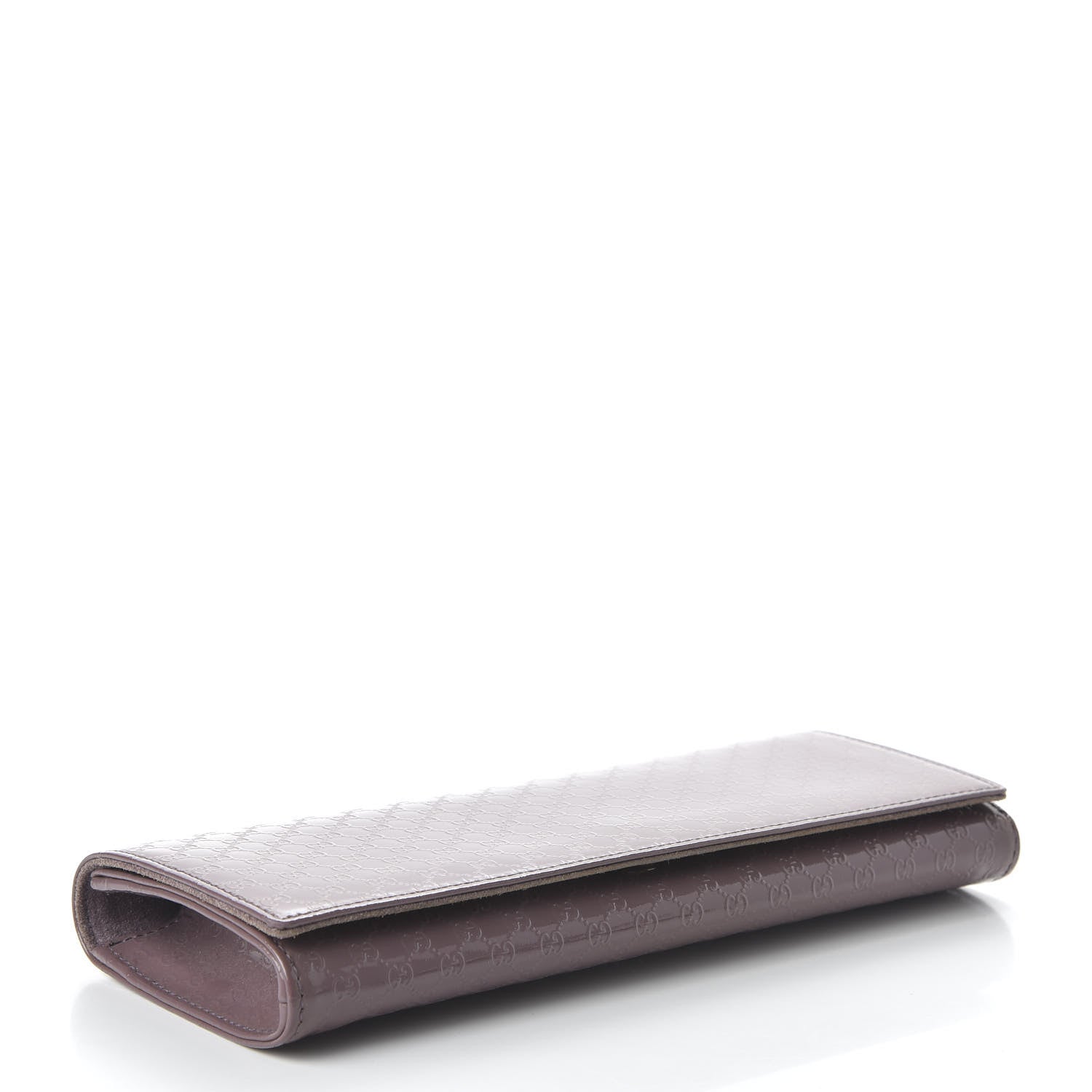 Gucci Patent Microguccissima Small Broadway Clutch Argyle Lavender 4 of 11