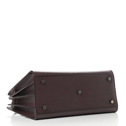 Saint Laurent Grained Calfskin Small Classic Sac De Jour Amaranto 4 of 10