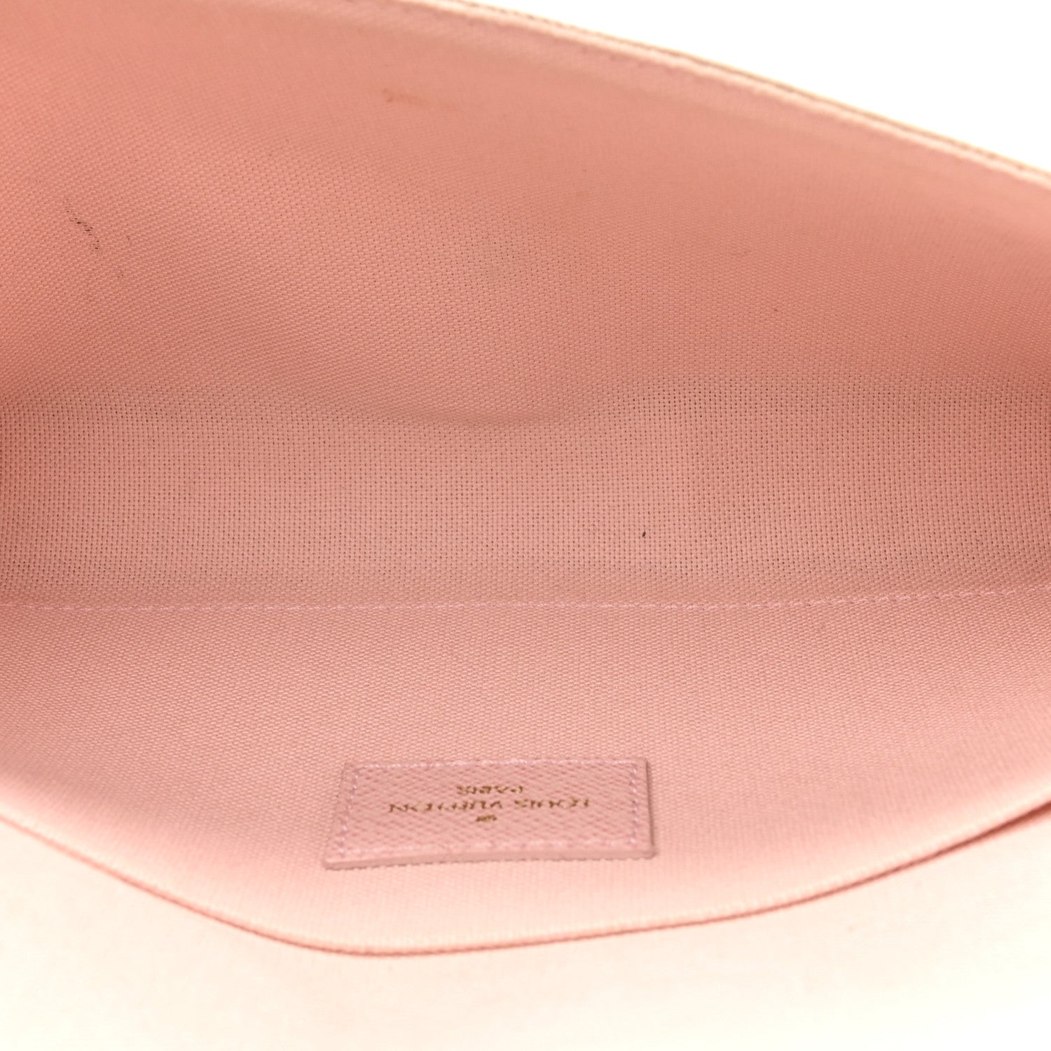 Louis Vuitton Damier Azur Pochette Felicie Chain Wallet Rose Ballerine 5 of 13