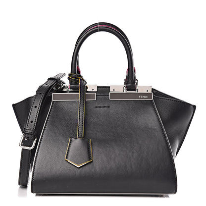 Fendi Vitello Dolce Mini 3Jours Tote Black 1 of 13