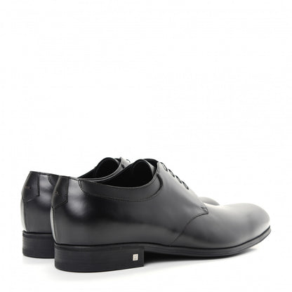 Louis Vuitton Lambskin Mens Derby Lace Up Shoes 9.5 Black 4 of 10