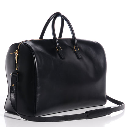 Saint Laurent Calfskin Classic Duffle 24 Black 3 of 8