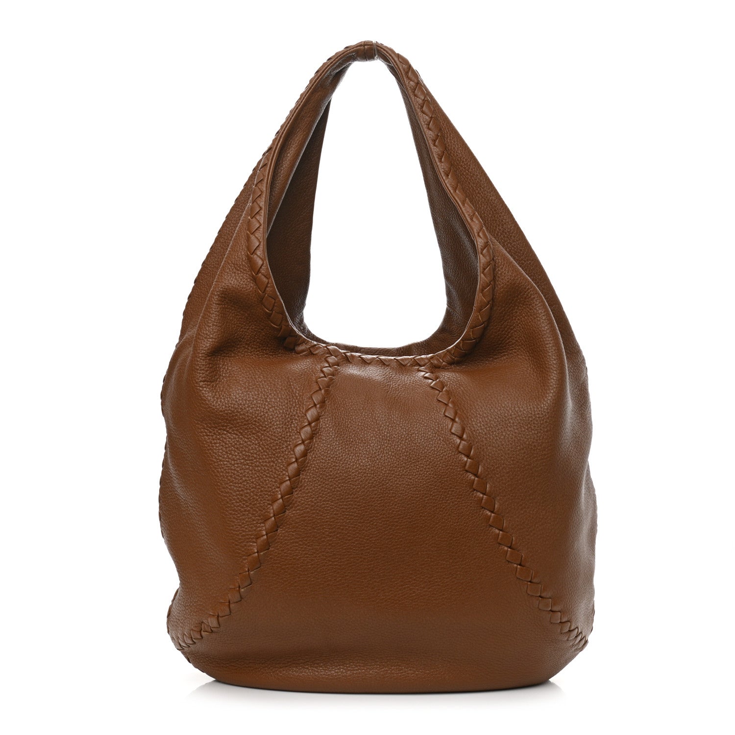 Bottega Veneta Cervo Deerskin Large Hobo Brown 1 of 9