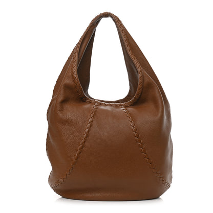 Bottega Veneta Cervo Deerskin Large Hobo Brown 1 of 9