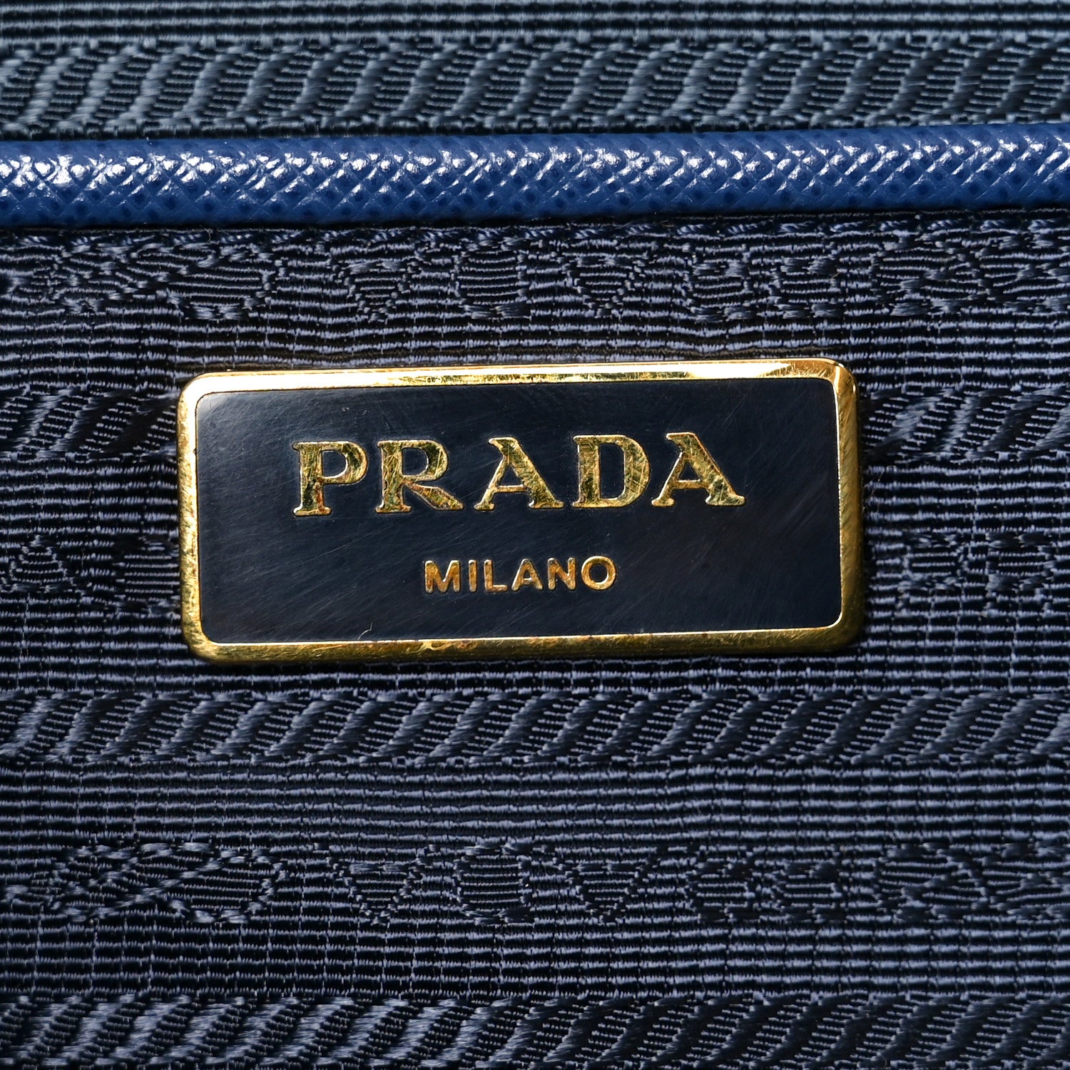 Prada Saffiano Lux Large Galleria Double Zip Tote Bluette 6 of 9