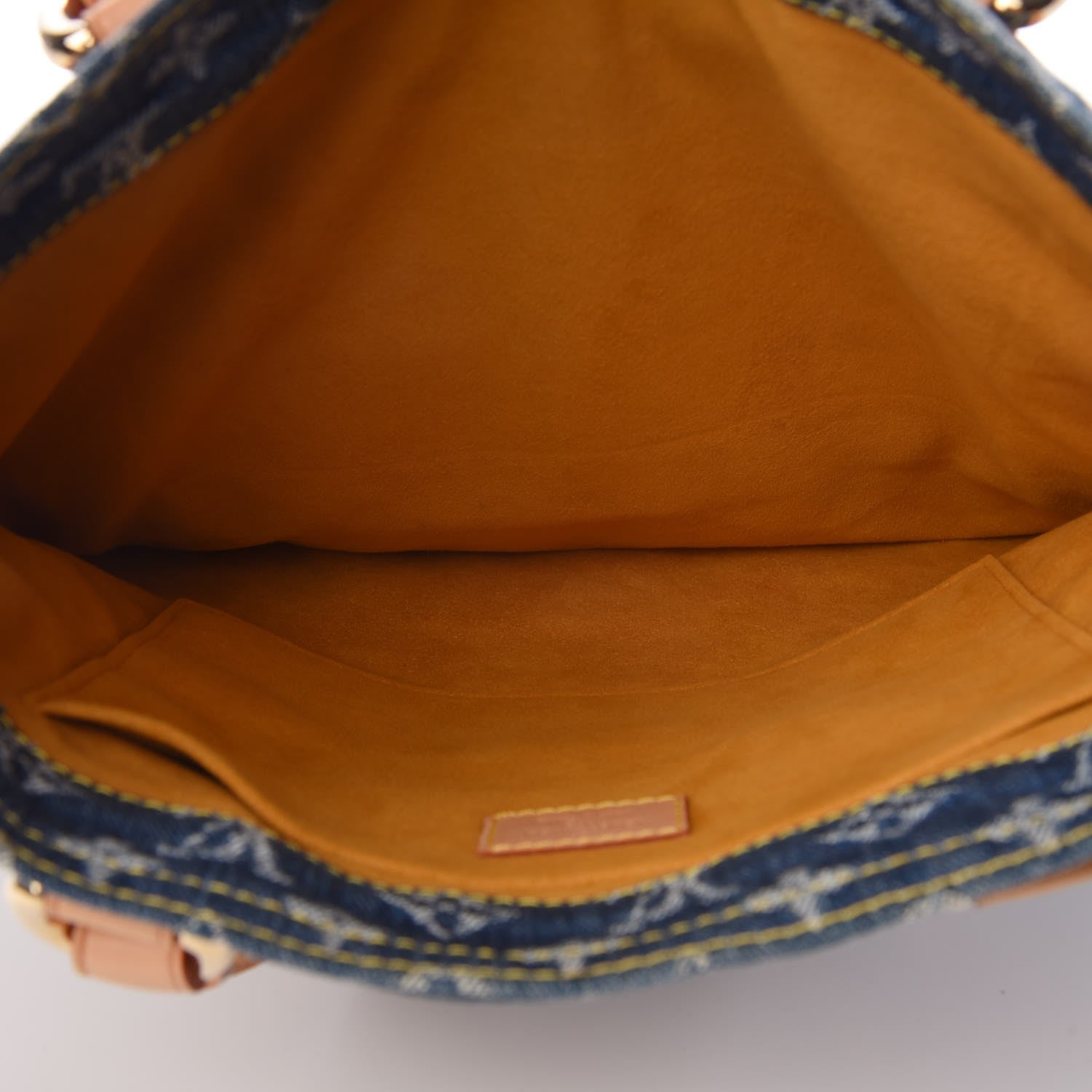 Louis Vuitton Monogram Denim Sac Plat Blue 5 of 7