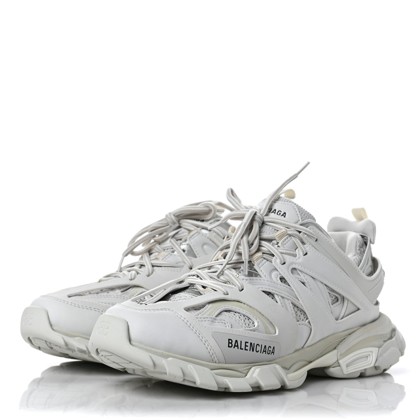 Mesh Nylon Womens Track Sneakers 40 White