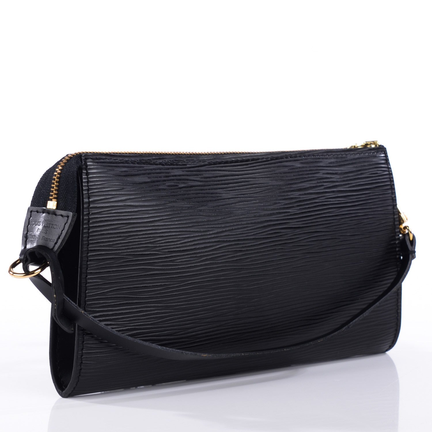 Louis Vuitton Epi Pochette Accessories 24 Black 3 of 7